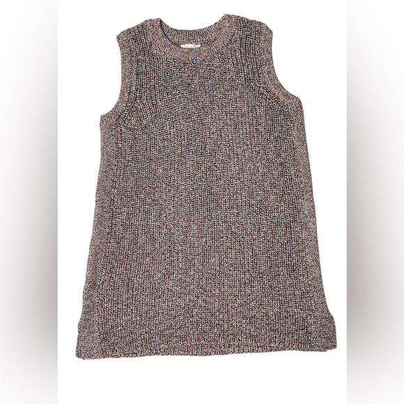 Ella Moss Womens Knitted Vest/Sleeveless Sweater Tank SZ ‎ L Indigo Mood - Picture 1 of 11